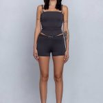 No Vacancy - Buckle accent top & shorts set