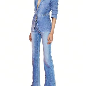 Flarix - Denim suit jacket