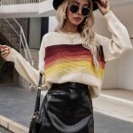 Flarix - Ombre drop shoulder sweater