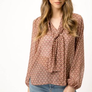 Mystree - 19728 Printed Blouse