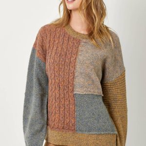 Mystree - 60288 Mixed Weave Pullover Sweater