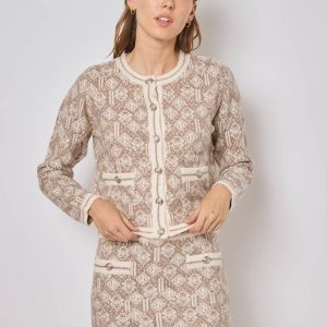 Frime - Printed knit cardigan - F2355