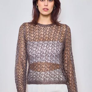 Frime - Crochet knit sweater - F2358