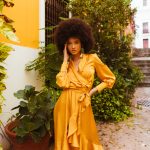 Sukiso - Emma Wrap Dress in Marigold