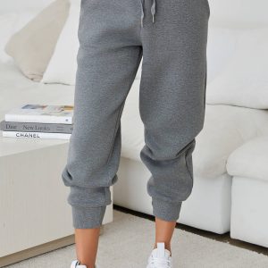 MILIO MILANO - FRENCH TERRY JOGGER(LD7992-CHARCOAL GREY)