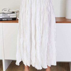 MILIO MILANO - CRINKLE MAXI SKIRT (31034/111005/11105)