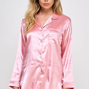 BeWicked - BW1788 Kimberly Satin Sleepshirt