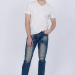 Men's Stretchable Ripped Denim Jeans 4JE17
