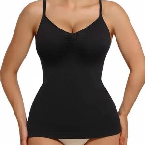 SHAPERX Seamless Women's Shaping Tank Top Scoop Neck